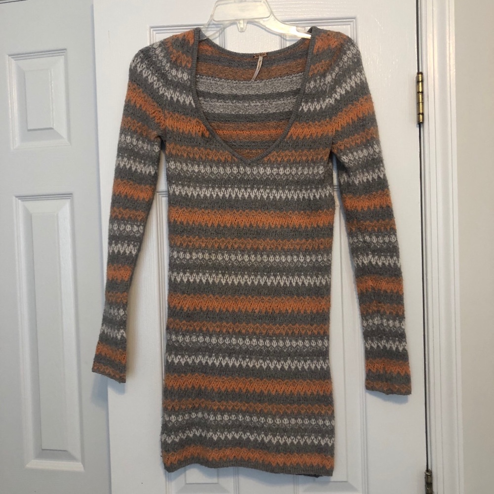 Free People long sleeve sweater dress